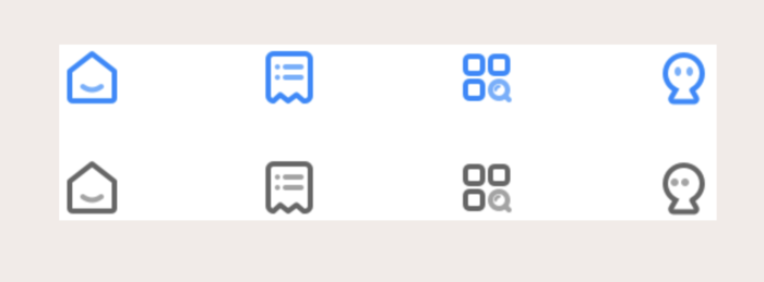 App底部tab