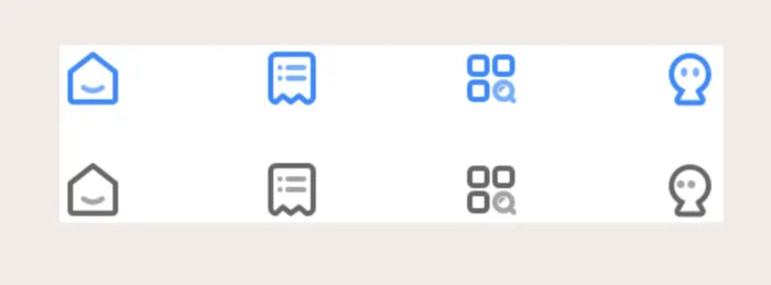 App底部tab