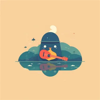 可爱扁平风插画