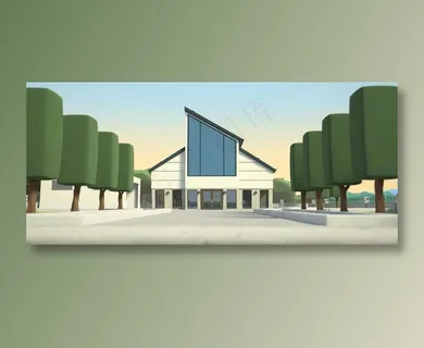 室外建筑效果图