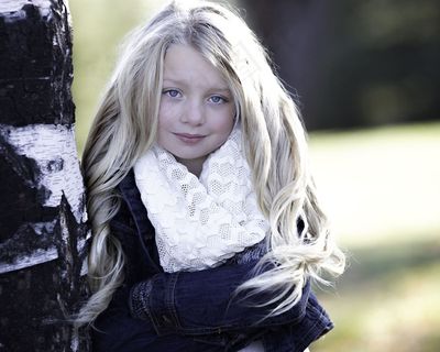 清新唯美可爱的女孩摄影图片