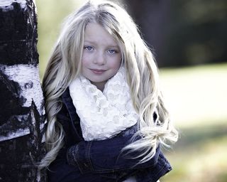 清新唯美可爱的女孩摄影图片