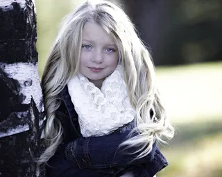 清新唯美可爱的女孩摄影图片