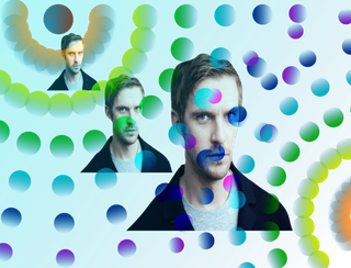 放射性圆点渐变图