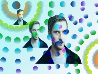 放射性圆点渐变图