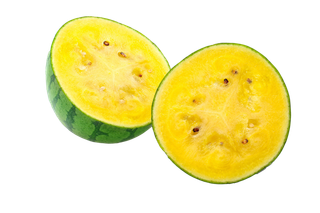 黄心西瓜水果超市商品白底图免抠实物摄影png格式图片透明底