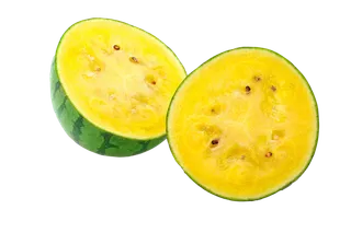 黄心西瓜水果超市商品白底图免抠实物摄影png格式图片透明底