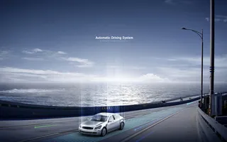 未来自动驾驶海报PSD分层素材