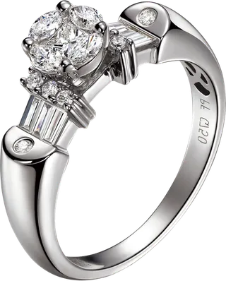 珠宝首饰钻石戒指免扣元素