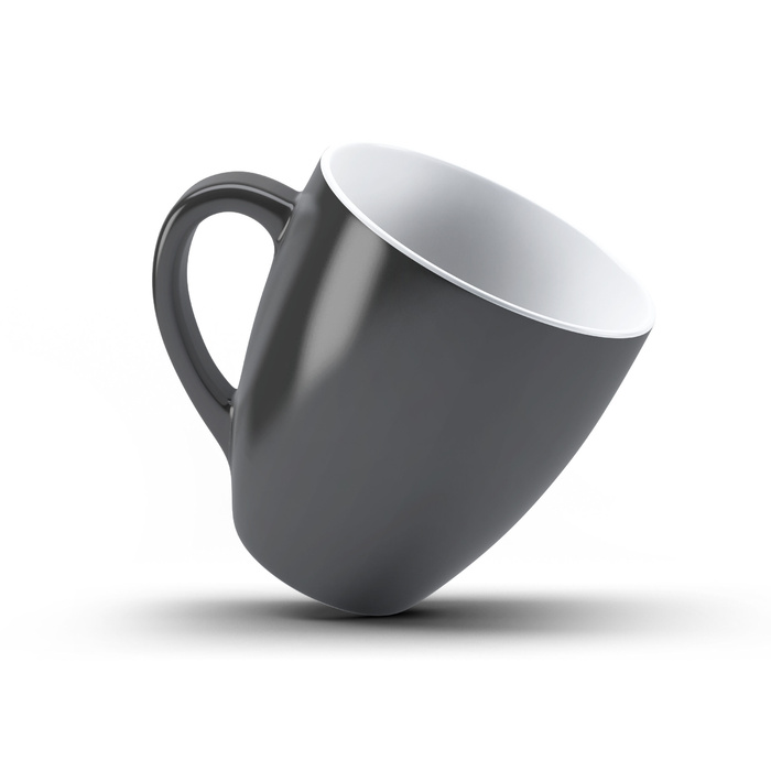 倾斜黑色杯子vi样机系列