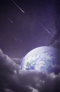 唯美天空背景PSD分层素材