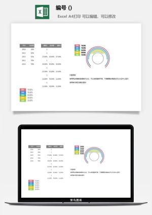 LMTK可视化图表模板Excel素材公司企业办公表格数据分析智能图表预览图
