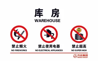 库房禁止烟火万达集团