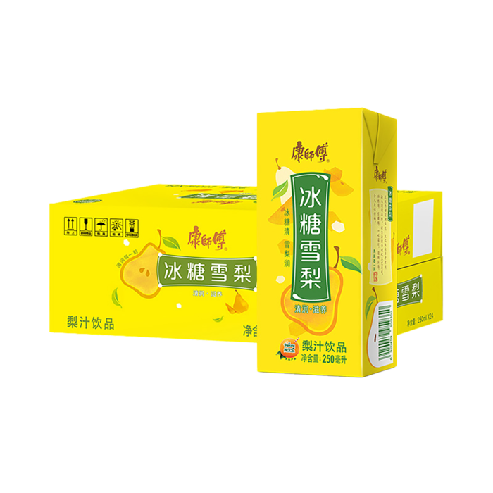 康师傅冰糖雪梨  2超市商品白底图免抠实物摄影png格式图片透明底