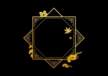 窗花风格剪纸 剪纸风元素