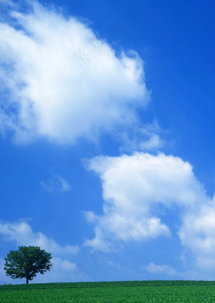 清澈天空背景云层云彩