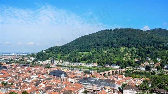 德国海德堡风景图片