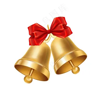圣诞铃铛装饰元素插画免抠