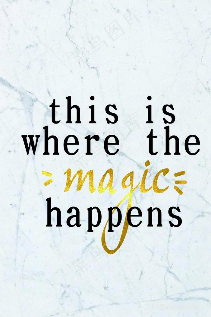 英文时尚艺术装饰画