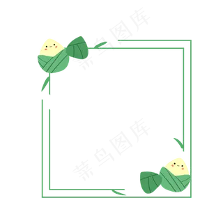 端午节边框免抠图片 