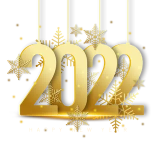 2022新年艺术创意字体虎年3D立体标题数字文字png免抠字素材