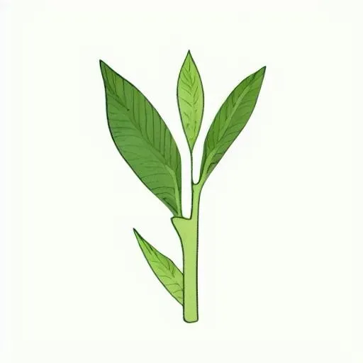 一小枝树叶png免抠(2048x2048)