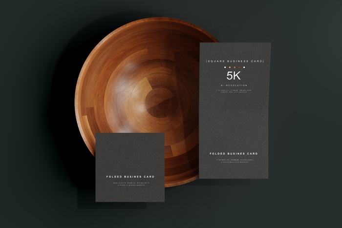 高端暗黑文具类文创VI样机模板