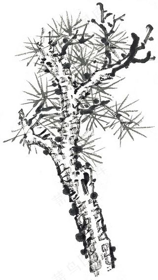树木艺术绘画素材