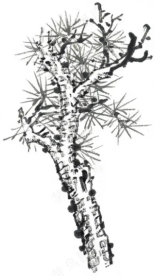 树木艺术绘画素材