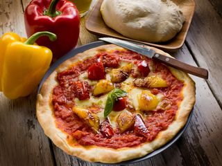 高清披萨美食图片