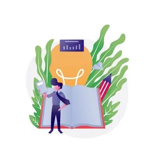 扁平化人物场景办公互联网等距ai矢量设计网页海报UI素材插画