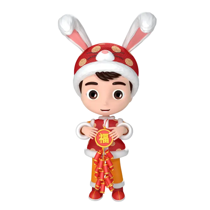 新年卡通免抠素材