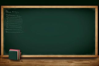 教师儿童上课黑板背景