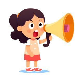 拿着喇叭吆喝的人免抠