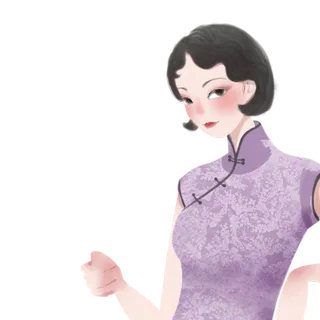 传统旗袍美女 (135)