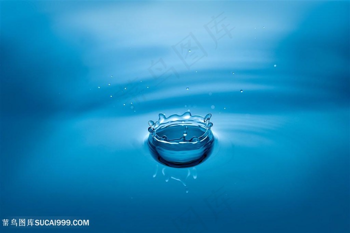 蓝色水滴背景