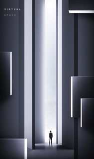 大气未来建筑空间设计PSD分层素材