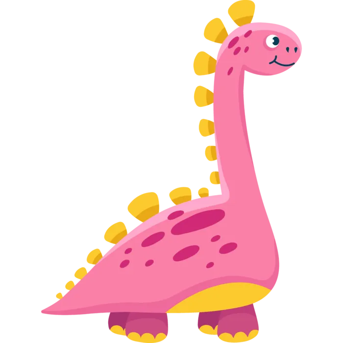 卡通恐龙生日宝宝宴派对素材恐龙派对免扣素材