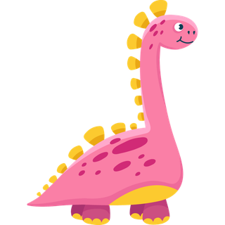 卡通恐龙生日宝宝宴派对素材恐龙派对免扣素材