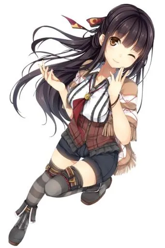 动漫女孩 PNG免抠(730x1094)