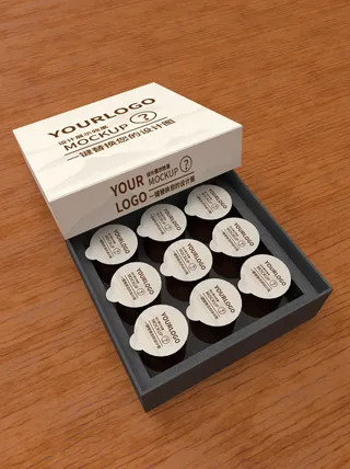 高端品牌茶叶包装盒纸袋智能贴图样机产品效果图展示PSD素材模板