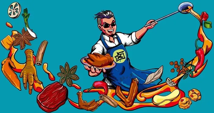 卤肉店海报设计