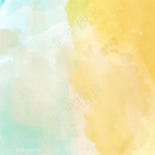 柠檬黄色微绿色水彩背景图片