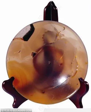 中华传统玉器-褐色的玉璧