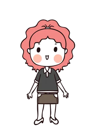 简约风PNG卡通小人动漫动画人物免扣图片素材 (25)