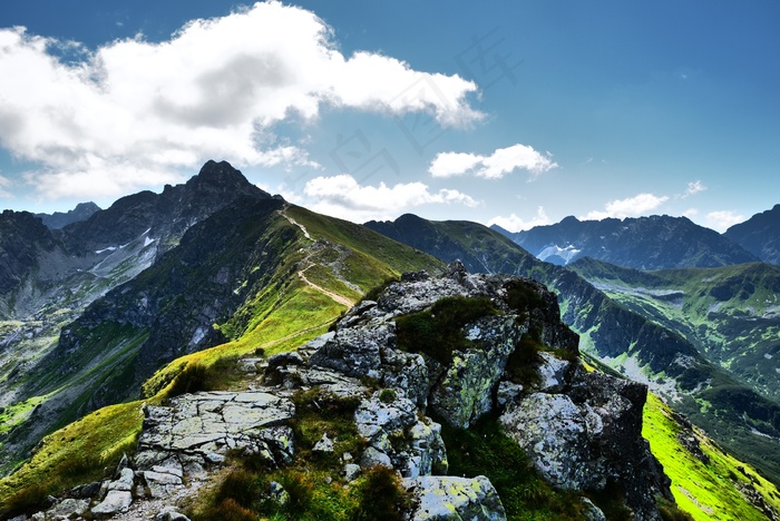 高原高地山脉景观图片