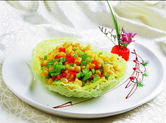 川菜湘菜高清菜谱 乡村鳕鱼玉米