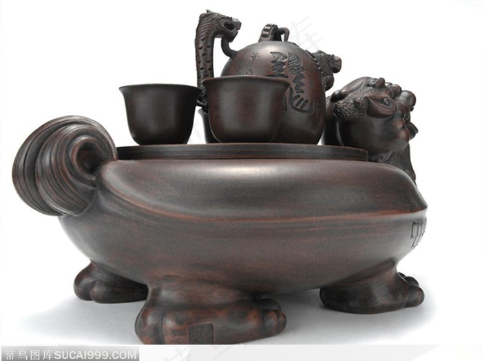 中华传统工艺品-赑屃(霸下)茶桌