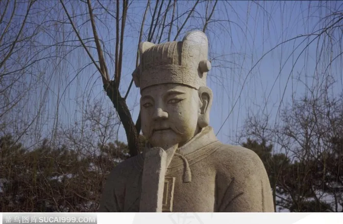 明十三陵-石雕人像