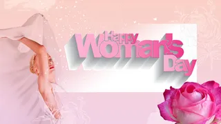 三八妇女节女神节玫瑰背景